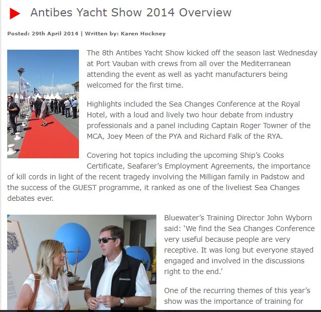 Antibes Yacht Show 2014 Review
