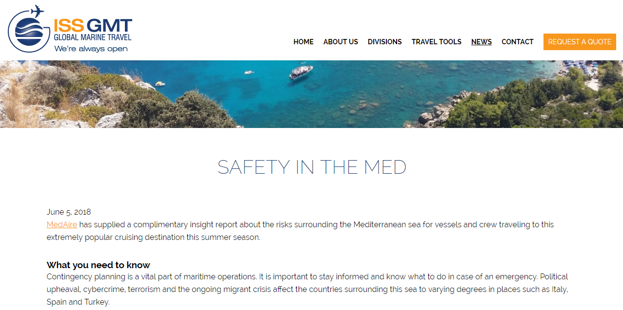 SAFETY IN THE MED