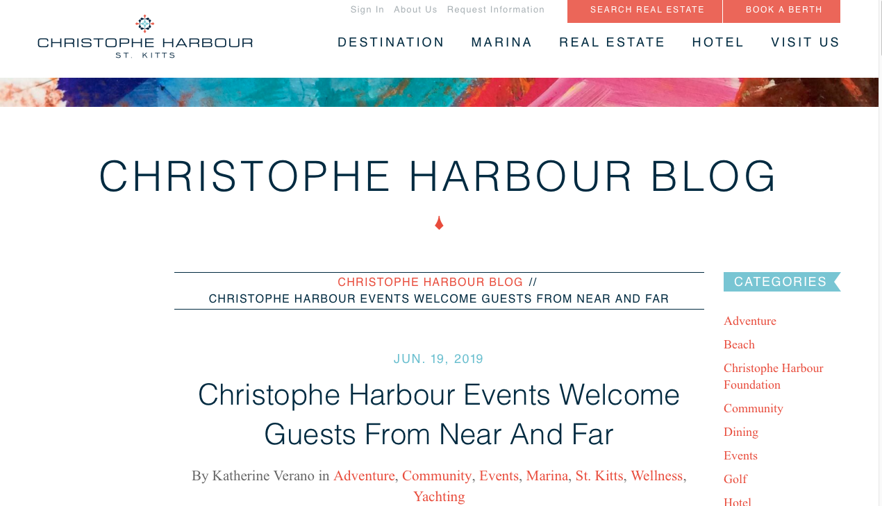 Christophe Harbour Events Welcome Guests From Near And Far