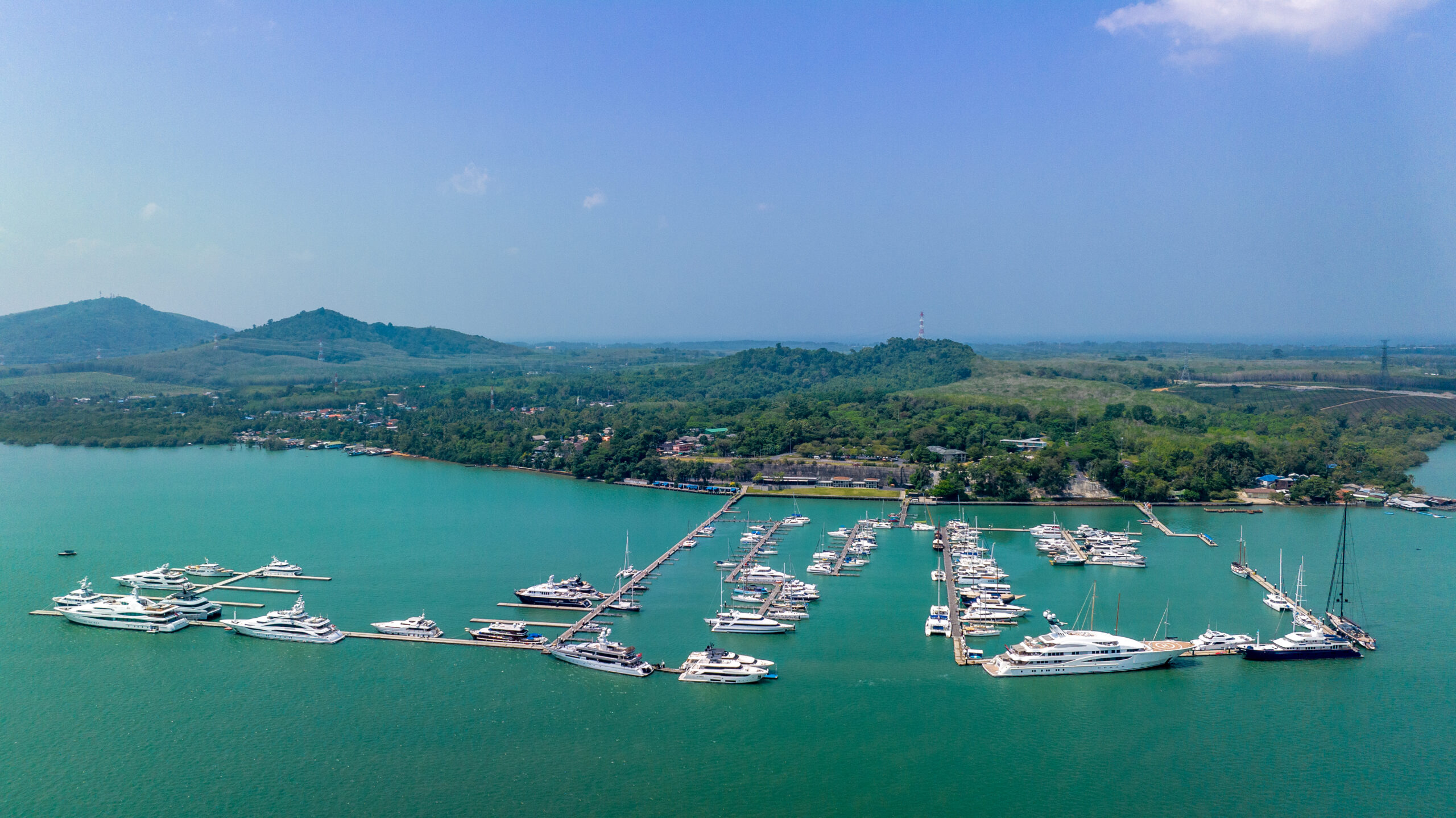 New Pontoons Phuket Yacht Haven